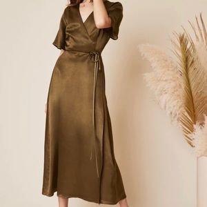 Whimsy + Row Lola dress red size M